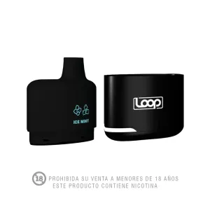 Pack (1 Loop Pod Ice Mint STLTH + 1 Cigarro Electrónico STLTH Loop Device)