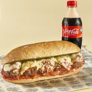 Meatballs + Coca Cola