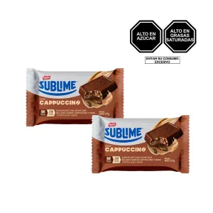Pack 2 Chocolate Sublime Capuccino 37 Gr