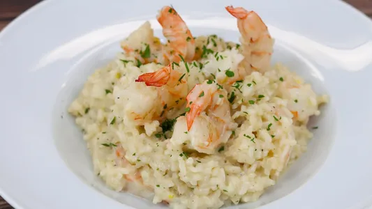 Risotto de Camarones
