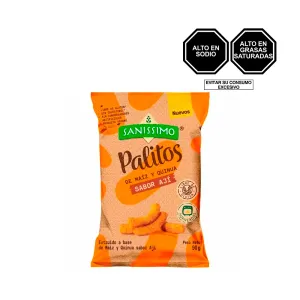 Palitos De Maiz Y Quinua Sanissimo Aji X 90 Gr