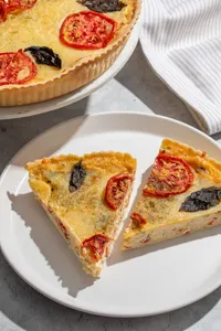 Quiche caprese