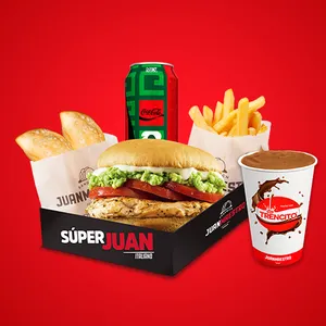 Super Juan Pollo Italiano + Batido