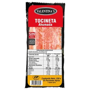 TOCINETA AHUMADA VALENTINAS 250G