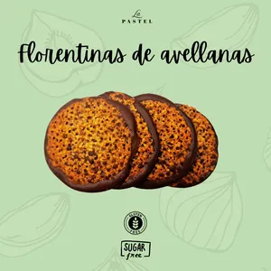 Florentinas avellanas sin azúcar (CAFETERÍAS)