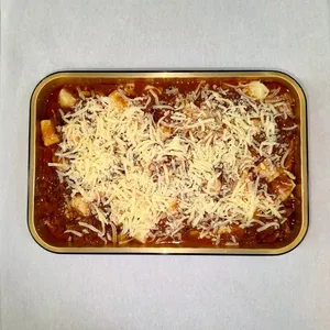 Gnocchi con salsa Mechada