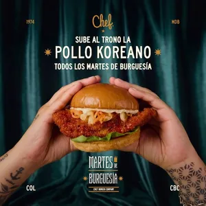 Martes de Burguesia Pollo Koreano