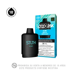 Cigarro Electrónico STLTH Loop Ice Mint 25000 Puff x 1 und