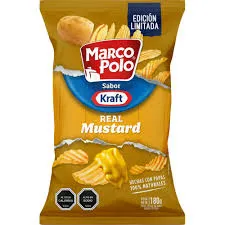 Papas Sabor Mostaza 180grs.
