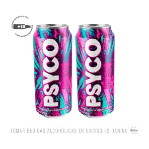 Pack (2 Rtd Psyco Berry Crush x 473 Ml)