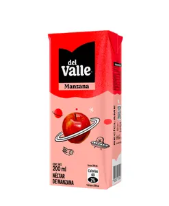 Caja de jugo Manzana Andina del Valle
