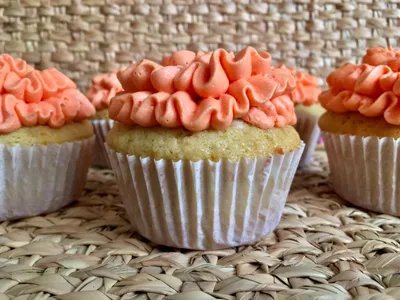 Cupcakes de cempasúchil (4 piezas)