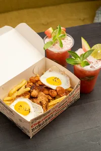 Choripollo + 2 mojitos