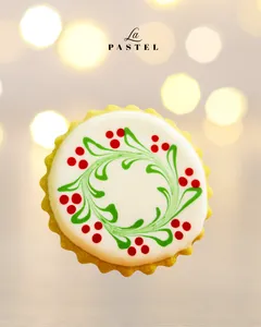 CORONA DE NAVIDAD (galleta de jengibre)