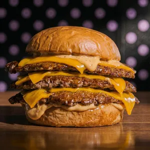 Just Cheese Burger Triple