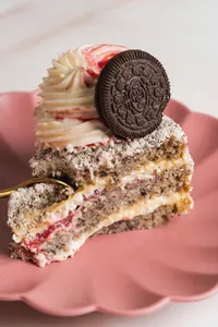 Porción Cookies & Cream Frambuesa