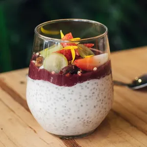 Pudin de chia frutos del sur