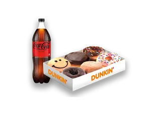 6 Donuts Classic + Bebida 1.5 Lt
