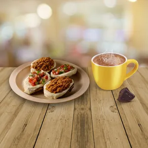 Combo Molletes + Chococalte Abuelita