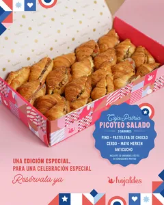 🎊🥐🇨🇱 Picoteo Salado Mix 20 Mini Croissants