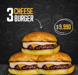 Promo 3 Cheese Burger