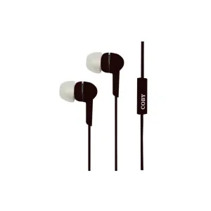 Audifono Coby Con Microfono Ce101/Bk - Blanco X 1 Und