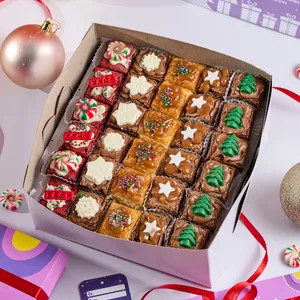Caja x 30 Minibrownies Navideños