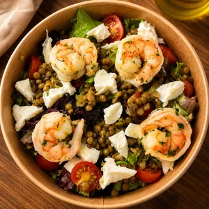 Ensalada de camarones