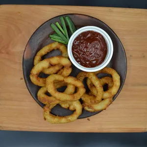 Aros de cebolla fritos