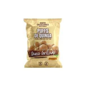 Snack Puff Quinua Siete Dragones Queso Grillado X 40 Gr