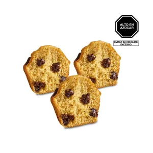 Pack (3 Muffin De Naranja Y Chocolate)