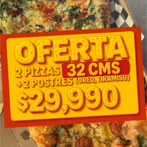 PROMOCION 2 PIZZAS 2 POSTRES