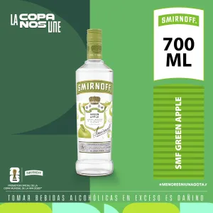 Vodka Smirnoff green Apple 700 ml