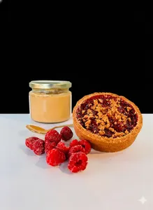 Tarta Frambuesa mantequilla de maní