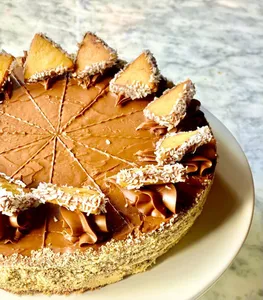Torta chilena crema avellanas
