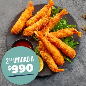 Camarones Apanados Torpedo 10U X2