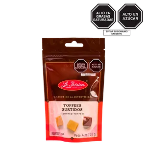 Toffees surtidos x 100 g