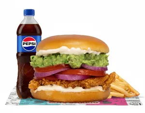 Combo ChickenBurguesa Mexicana.