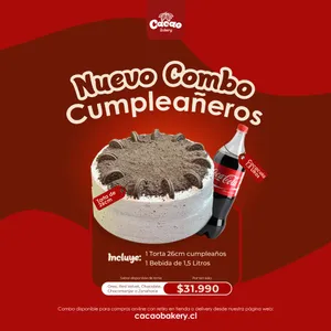Combo: Cumpleaños 26cm