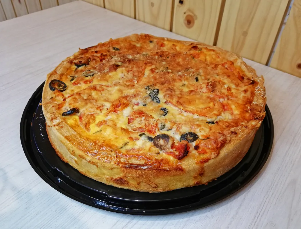 Quiche de tomate albahaca