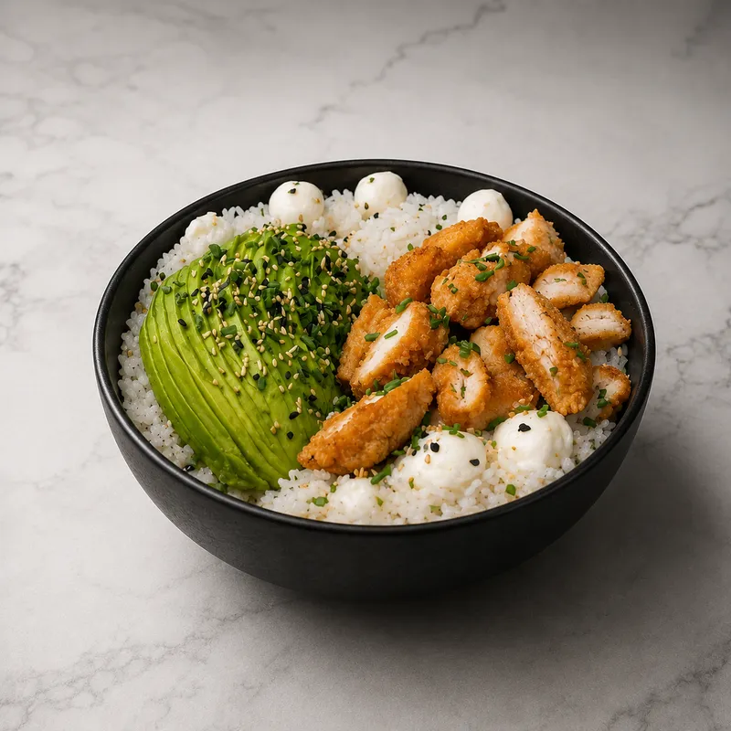Gohan con proteina a elección