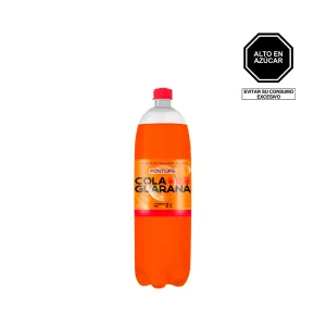 Bebida Carbonatada Fontlife Sabor Guaraná Botella 2Lts