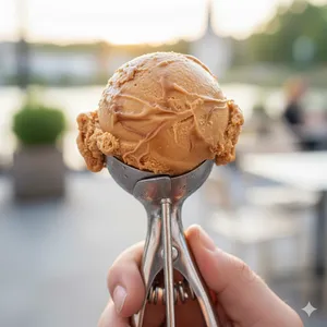 Helado de manjar artesanal marca Verona 120 ml