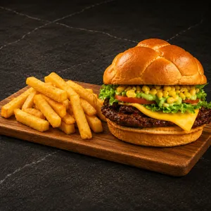 Hamburguesa Colombianita + Papa
