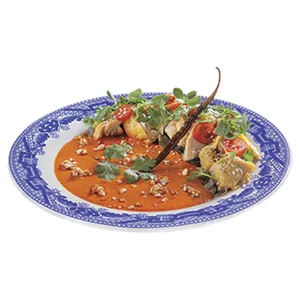 Pollo encacahuatado con verdolagas