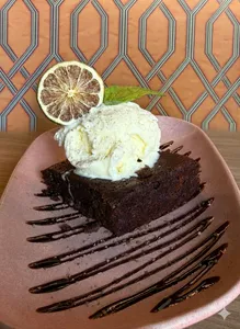 Brownie con Helado