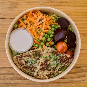 Ensalada Tortilla de Champiñón menú