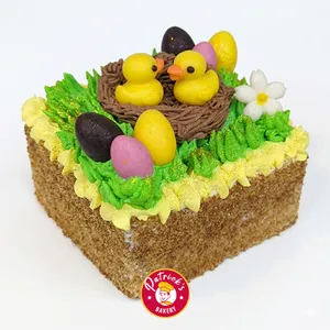 Torta 6p Pascua Patitos Amarillos