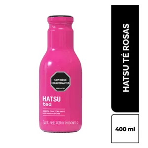 Bebida con te blanco hatsu lychee x 400 ml