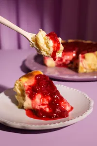 Tarta Vasca con Mermelada de Frutos Rojos